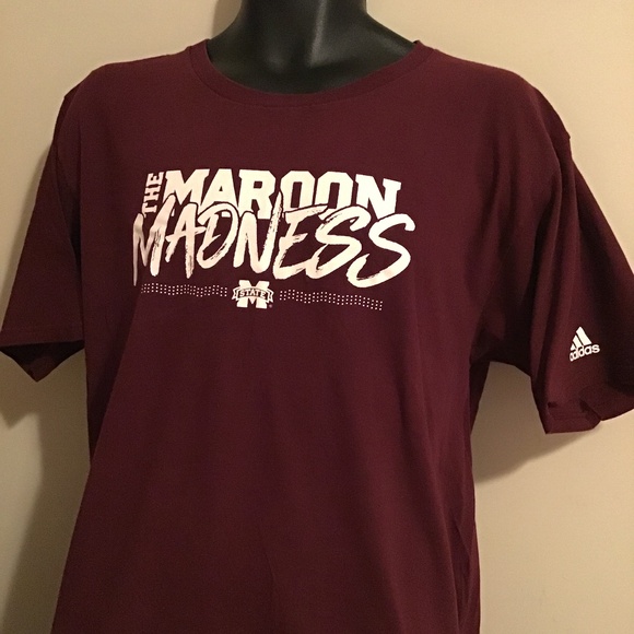 🔥ADIDAS, MISS STATE, unisex, distressed, great cond, chest=24/length=28 - Picture 1 of 3